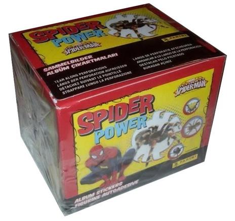 Spider Power Spider-Man Box 50 Bustine Figurine Panini - 2