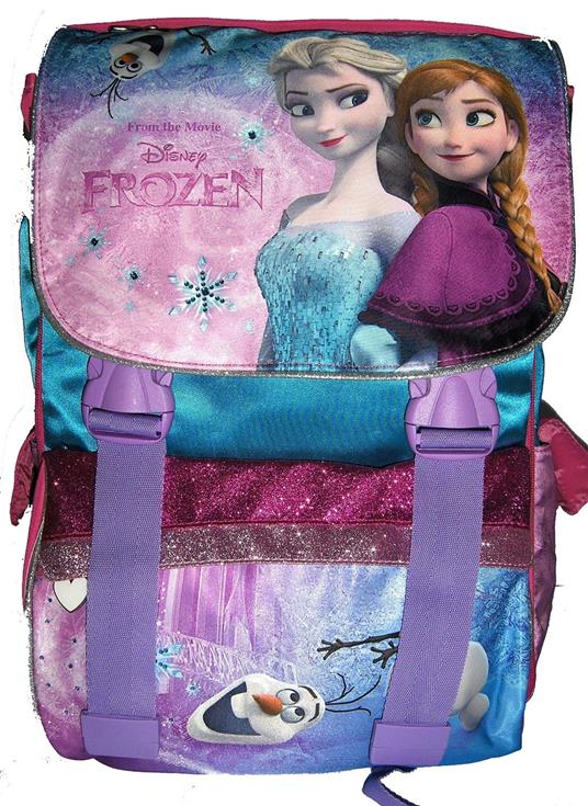 FR916000 Frozen Zaino Estensibile Con Gadget Incluso, Collezione 2017/18, Per La Scuola, Con Ciondolo Luminoso - 3