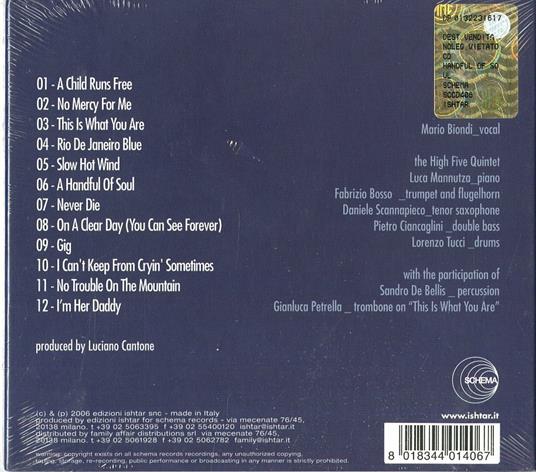 Handful of Soul - CD Audio di Mario Biondi - 2