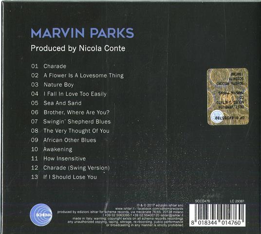 Marvin Parks - CD Audio di Marvin Parks - 2