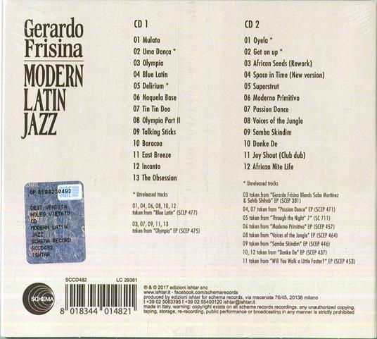 Modern Latin Jazz - CD Audio di Gerardo Frisina - 2