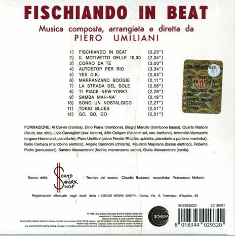 Fischiando in Beat - CD Audio di Piero Umiliani - 2