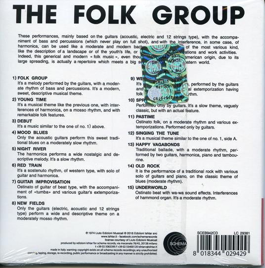 The Folk Group (Colonna sonora) - CD Audio di Piero Umiliani - 2