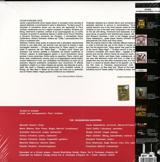 To Days Sound (Colonna sonora) - Vinile LP di Piero Umiliani - 2