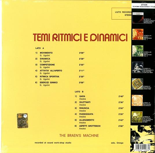 Temi ritmici e dinamici (180 gr.) - Vinile LP + CD Audio di Braen's Machine - 2