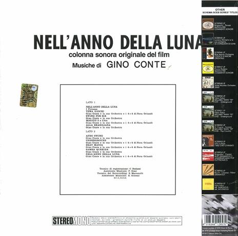 Nell'anno della luna (Colonna sonora) - Vinile LP + CD Audio di Gino Conte - 2