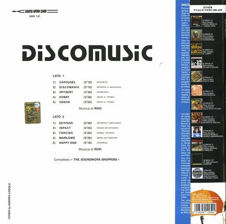 Discomusic (Colonna sonora) - Vinile LP + CD Audio di Piero Umiliani - 2