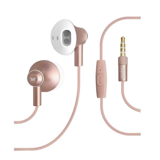 Auricolari stereo con cavo Jack universale da 3,5 mm, microfono integrato,  tasto risposta/fine chiamata, colore rosa - SBS - Telefonia e GPS | IBS