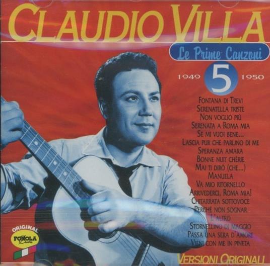 Le prime canzoni vol.5: 1949-1950 - CD Audio di Claudio Villa