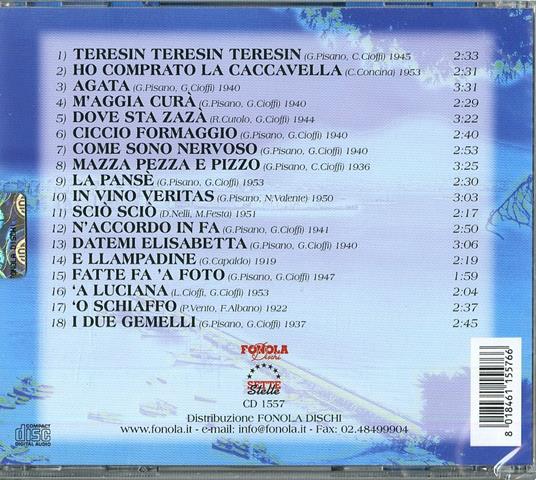 I grandi successi - CD Audio di Nino Taranto - 2