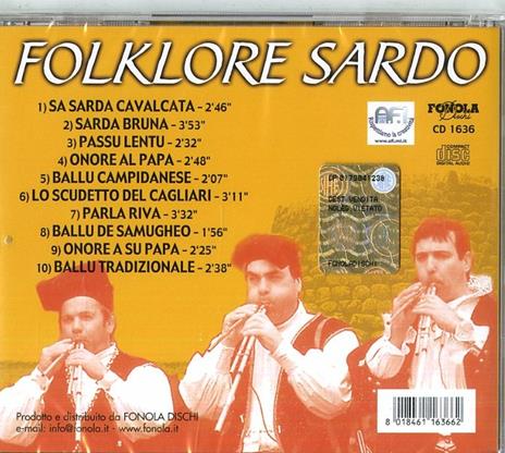 Folklore Sardo - CD Audio - 2