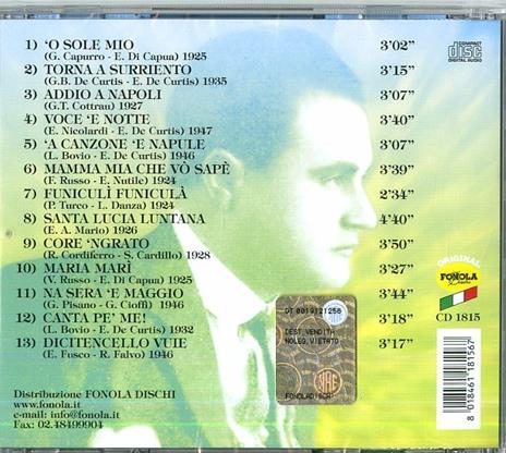 Canzoni napoletane - CD Audio di Beniamino Gigli - 2