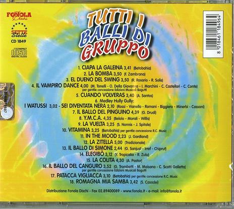 Tutti i balli di gruppo - CD Audio - 2