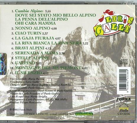 Canzoni Alpine - CD Audio di Loris Gallo - 2