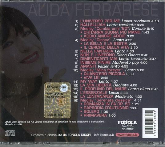 Col Cuore e con L'anima - CD Audio di Alida Ferrarese - 2