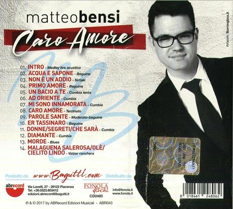 Caro amore - CD Audio di Matteo Bensi - 2