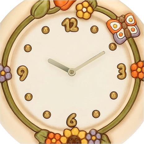 Thun - Orologio da Parete Country con Fiori e Farfalla - 4