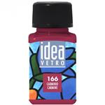 Colore Rosso Carminio per Vetro Idea 60 ml