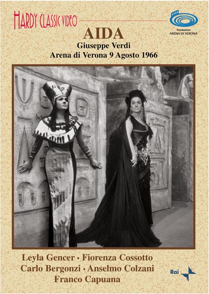 Aida - DVD di Giuseppe Verdi,Carlo Bergonzi,Leyla Gencer,Fiorenza Cossotto