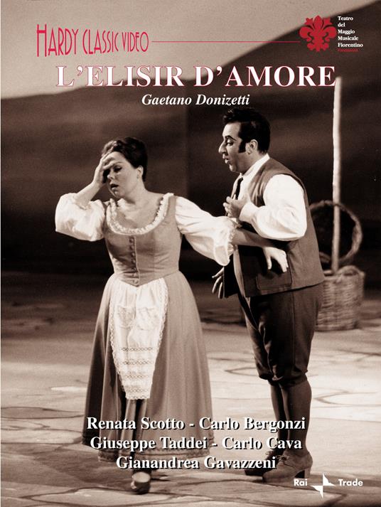 L' elisir d'amore (DVD) - DVD di Gaetano Donizetti,Carlo Bergonzi,Gianandrea Gavazzeni