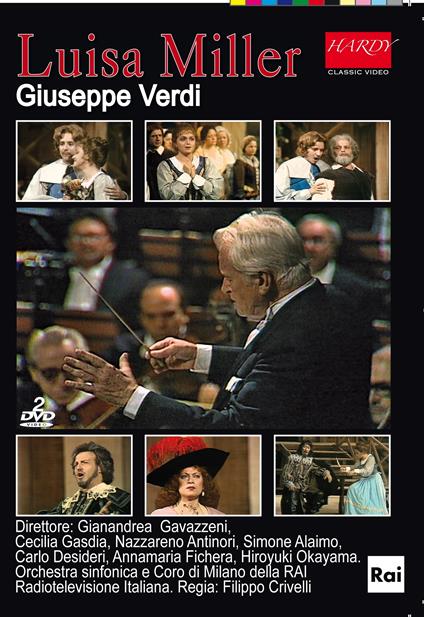Luisa Miller (2 DVD) - DVD di Giuseppe Verdi,Gianandrea Gavazzeni