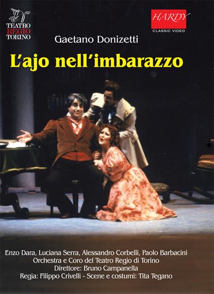 L' ajo nell'imbarazzo (Don Gregorio) (DVD) - DVD di Bruno Campanella