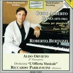 Andante e Allegro con Fuoco (Per Due Pianoforti e per Pianoforte e Orchestra) - CD Audio di Guido Alberto Fano
