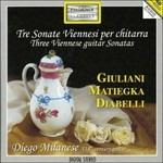 Tre Sonate Viennesi per Chitarra - Sonata in Do Maggiore Op.15 - CD Audio di Mauro Giuliani