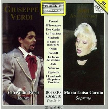 Arie d'opera per soprano e tenore - CD Audio di Giuseppe Verdi