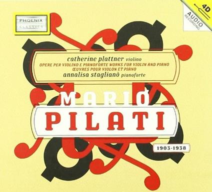 Opere per violino e pianoforte vol.2 - CD Audio di Mario Pilati