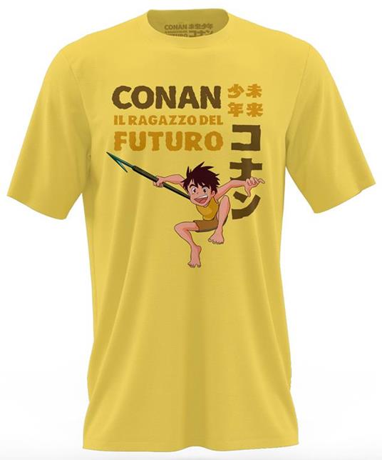 T-Shirt Unisex Tg. L. Conan, Il Ragazzo Del Futuro: Conan