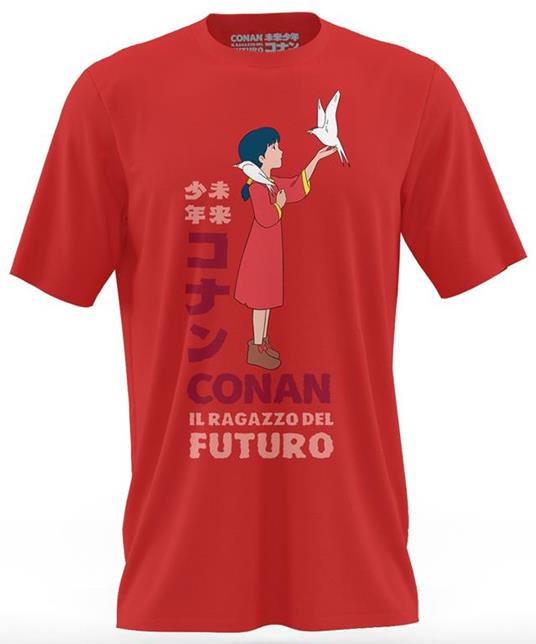 T-Shirt Unisex Tg. S. Conan, Il Ragazzo Del Futuro: Lana