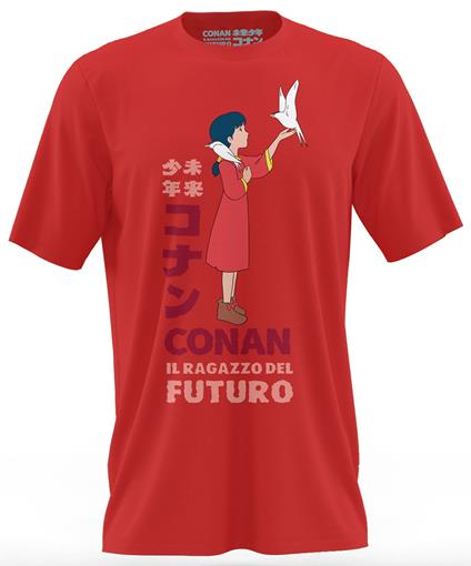 T-Shirt Unisex Tg. Xl. Conan, Il Ragazzo Del Futuro: Lana