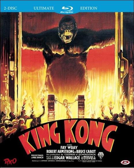 King Kong (2 Blu-ray) di Merian C. Cooper,Ernest Beaumont Schoedsack - Blu-ray