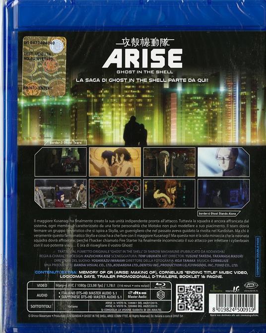 Ghost In The Shell. Arise. Vol. 2 di Kazuchika Kise - Blu-ray - 2