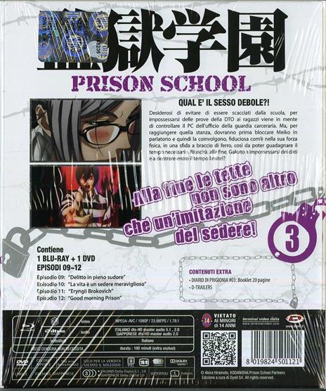 Prison School. Vol. 3. Limited Edition (DVD + Blu-ray) di Tsutomu Mizushima - 2