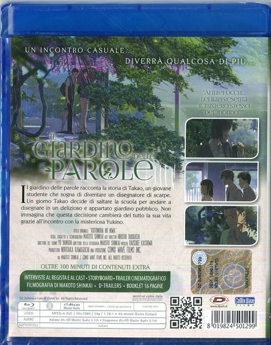 Il Giardino Delle Parole. Special Edition (Blu-ray) di Makoto Shinkai - Blu-ray - 2