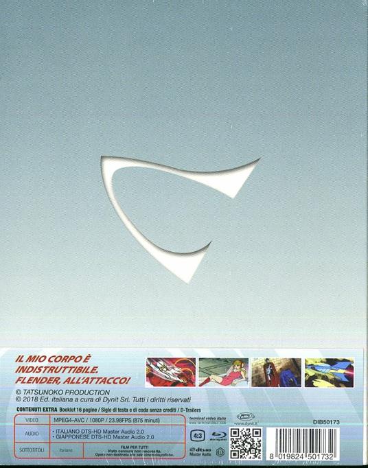 Kyashan Il Ragazzo Androide (Eps 01-35) (4 Blu-Ray+Booklet) (Blu-ray) di Nagayuki Torimi,Tatsuo Yoshida - Blu-ray - 2