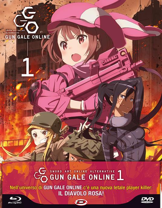 Sword Art Online Alternative Gun Gale Online #01 (Eps 01-06). Limited Edition (DVD + Blu-ray)