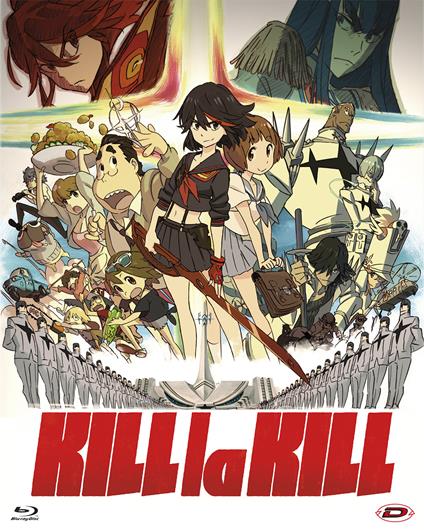 Kill La Kill. Standard Edition (Eps 01-25) (4 Blu-ray) di Hiroyuki Imaishi - Blu-ray