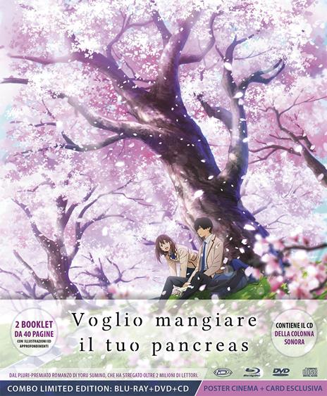 Voglio mangiare il tuo pancreas. Digipack Limited Edition (DVD + Blu-ray) di Shinichiro Ushijima - Blu-ray