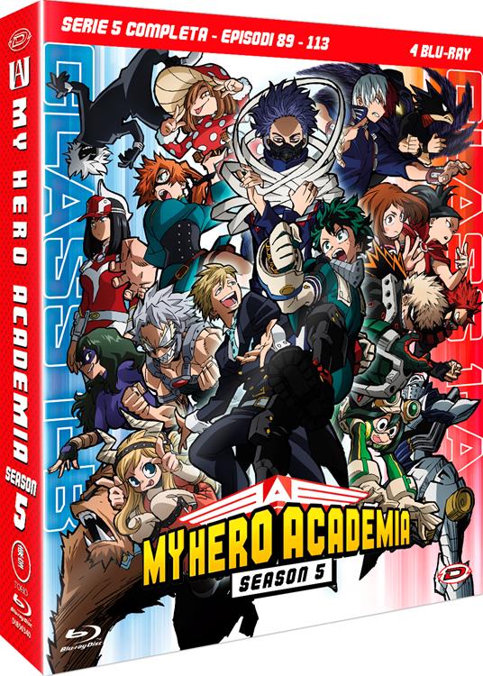 My Hero Academia - Stagione 05 The Complete Series (Eps 89-113) (4 Blu-Ray) di Kenji Nagasaki - Blu-ray
