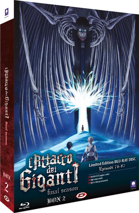 L' Attacco Dei Giganti - The Final Season Box #02 (Eps.17-28) (Ltd.Edition) (Blu-ray) di Tetsuro Araki - Blu-ray