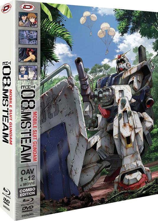 Mobile Suit Gundam - The 08Th Ms Team (Limited Edition) (Oav 01-12+Movie) (3 Blu-Ray+3 Dvd) di Umanosuke Iida,Takeyuki Kanda - DVD + Blu-ray