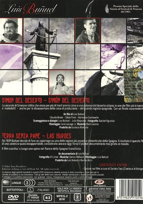 Simon del deserto - Terra senza pane (2 DVD) di Luis Buñuel - 2