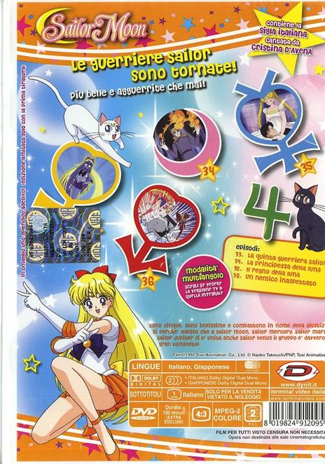 Sailor Moon. Vol. 9 di Junichi Sato - DVD - 2