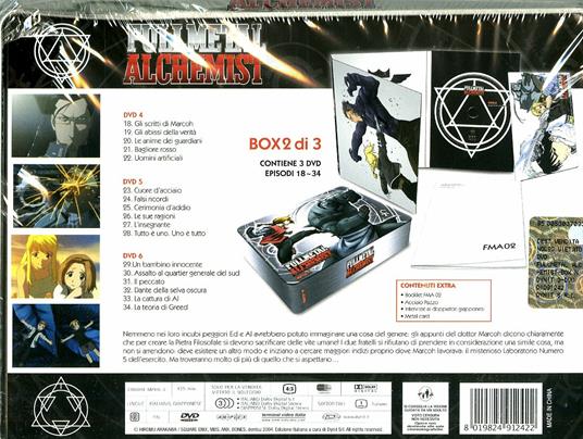 Fullmetal Alchemist. Box 2 (3 DVD)<span>.</span> Limited Edition di Seiji Mizushima - DVD - 2