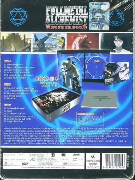 Fullmetal Alchemist Brotherhood. Box 2 (3 DVD)<span>.</span> Limited Edition di Yasuhiro Irie - DVD - 2