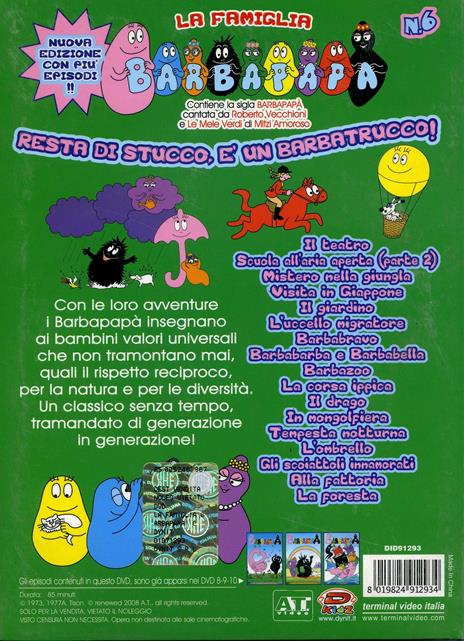 Barbapapà. La famiglia. Vol. 6 di Talus Taylor,Annette Tison - DVD - 2