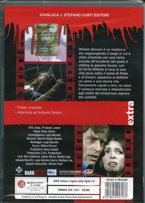 Nuda per Satana (DVD) di Luigi Batzella - DVD - 2